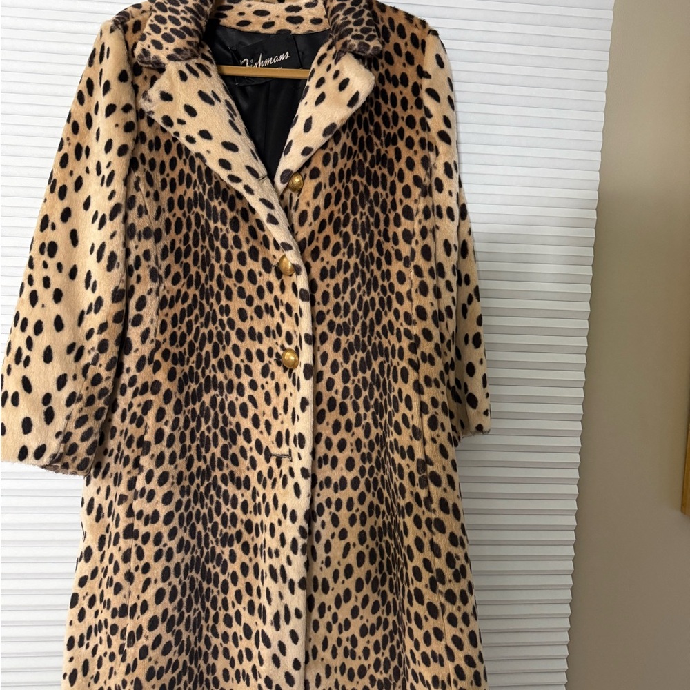 Vintage Leopard/Cheetah coat